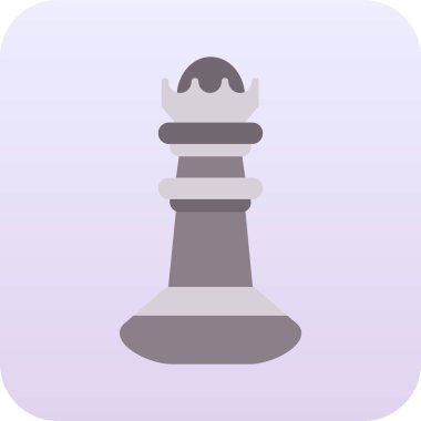 Satranç simgesi, vektör illüstrasyon tasarımı