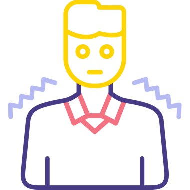 Man web simgesi basit illüstrasyon