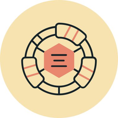 Bir b eksikliği simgesinin vektör çizimi