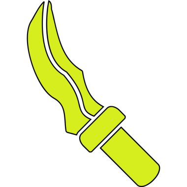 Çizgi film bıçağının vektör çizimi