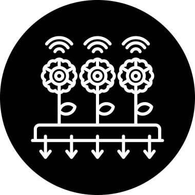 Bir ağ simgesinin vektör illüstrasyonu