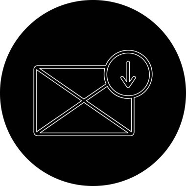 e-posta vektörü düz tasarım