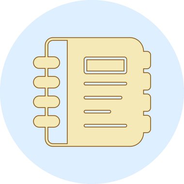 Belge simgesinin vektör illüstrasyonu