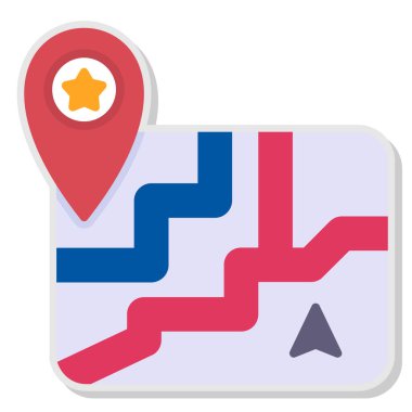 konum simgesi vektör illüstrasyonu