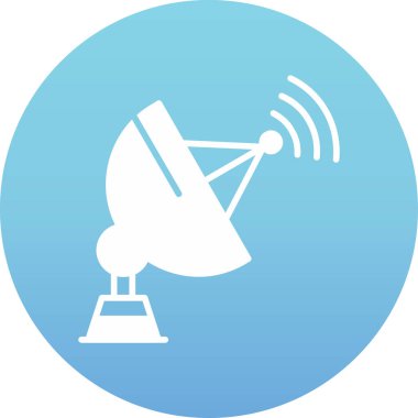 trend biçimi izole edilmiş arkaplanda anten simgesi