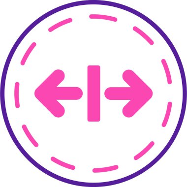 Ok. Web simgesi basit illüstrasyon