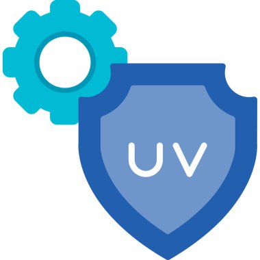 Kalkan. Web simgesi basit illüstrasyon