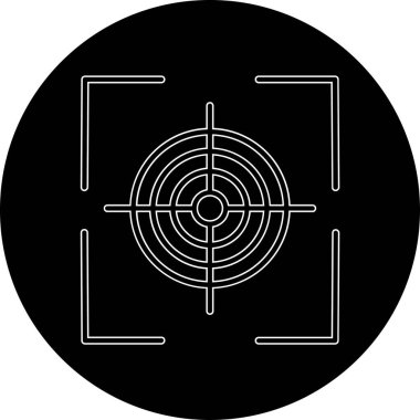 Radar simgesi, vektör illüstrasyonu