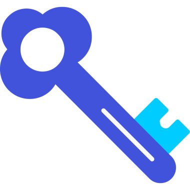 Web ve mobil uygulamanız için anahtar simge vektör çizimi biçimi