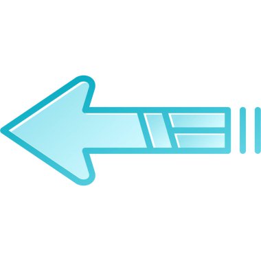 ok işareti simgesi, vektör çizimi