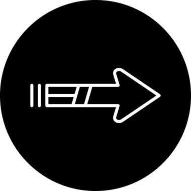 ok simgesinin vektör illüstrasyonu