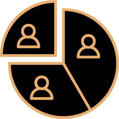 İş ve finans simgesinin vektör illüstrasyonu