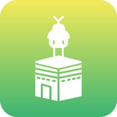 Benzersiz cami vektör simgesi