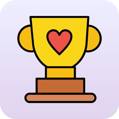 Bir kalp simgesi ile fincan