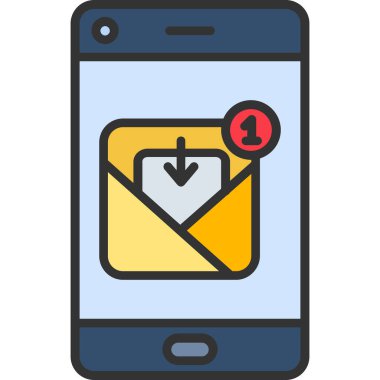 mobil e- posta iletisi simgesi - taslak biçimi