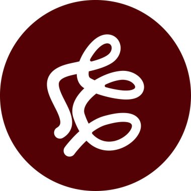 Girdap okları yuvarlak simge