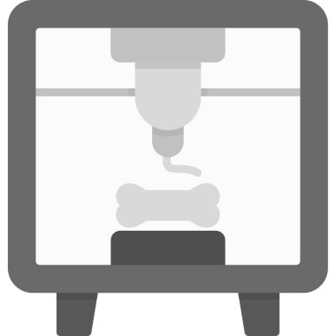 Yazıcı. Web simgesi basit illüstrasyon