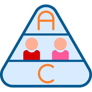 grup renk çizgisi simgesi