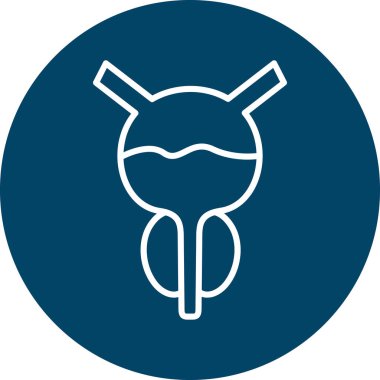 Bir maske simgesinin vektör illüstrasyonu