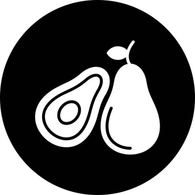 Bir besin simgesinin vektör illüstrasyonu