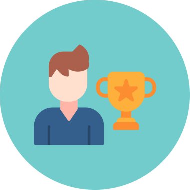 iş düz vektör simgesi