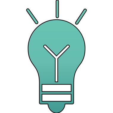 yaratıcı ampul simgesi, yaratıcı tasarım