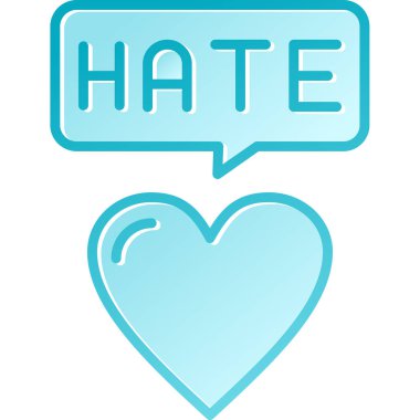 Kalp. Web simgesi basit illüstrasyon