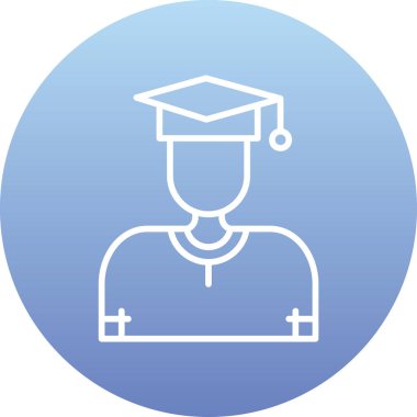 Eğitim simgesinin vektör illüstrasyonu