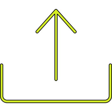yeşil ve siyah ok simgesi
