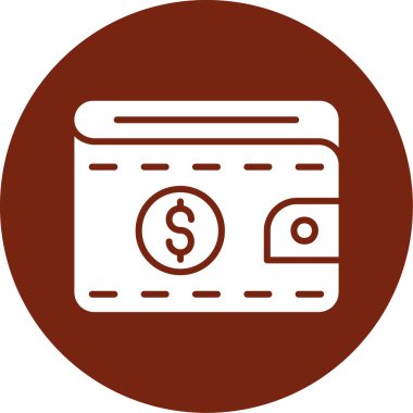 Para ve finans simgesinin vektör illüstrasyonu