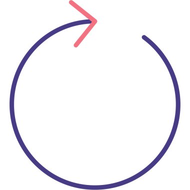 ok simgesi vektör illüstrasyonu