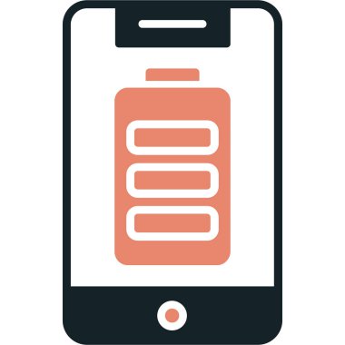 Pil. Web simgesi basit illüstrasyon