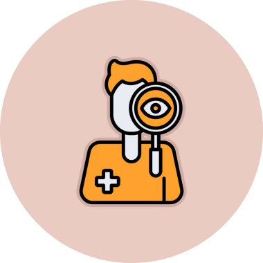 Doktor Simge vektör illüstrasyonu