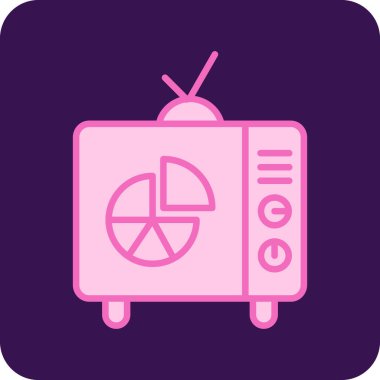 tv simge vektör çizim