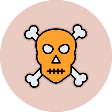 kafatası kemikli, cadılar bayramı konsepti