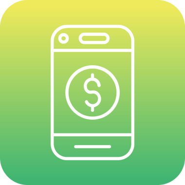 Vektör Mobil simge illüstrasyonu