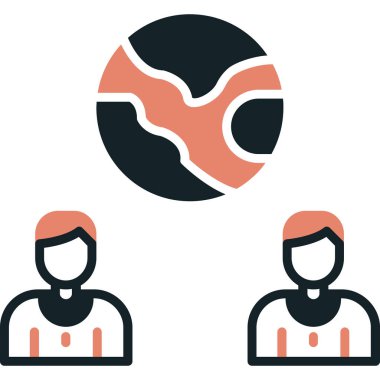 iş insanları vektör simgesi