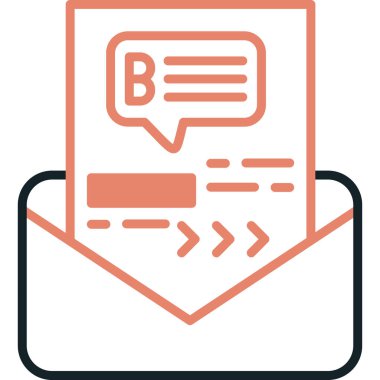 e- posta sohbet ileti simgesi