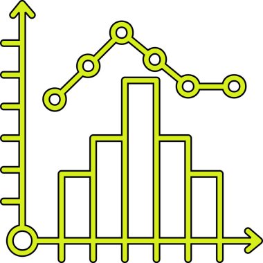 grafik çizelgesi simgesi, özet biçimi
