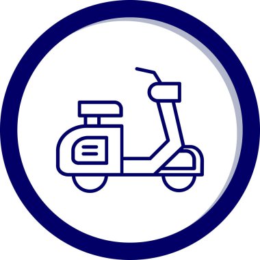 Mobilet. Web simgesi basit illüstrasyon