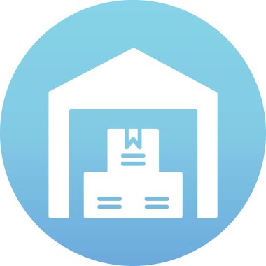 Bir ev simgesinin vektör illüstrasyonu