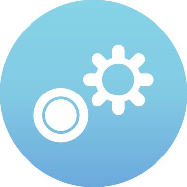 dişli vektör simgesi.