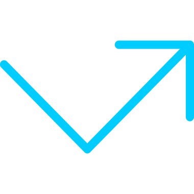 Taslak biçiminde ok aşağı yönlü simge