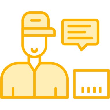 Müşteri servisi renk simgesi