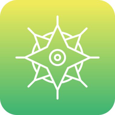 Benzersiz güneş ve güneş vektör çizgi simgesi