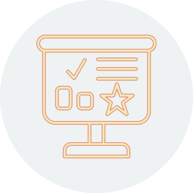 kontrol listesi simgesi, vektör illüstrasyonu