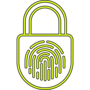 ikon vektör illüstrasyonunu kilitle