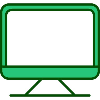 TV simgesi vektör illüstrasyonu