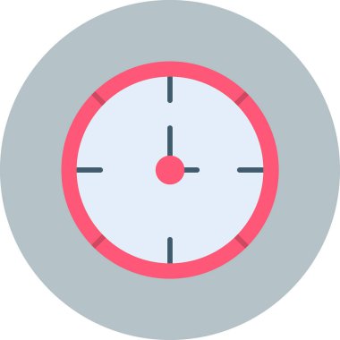 Alarm saat simgesi düz biçimli