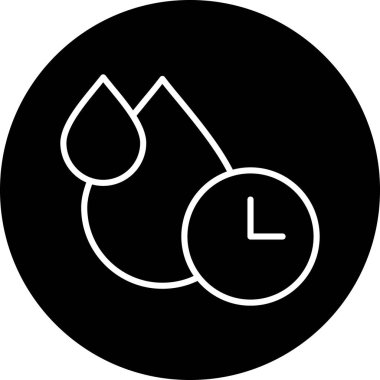 vektör zaman simgesi çizimi